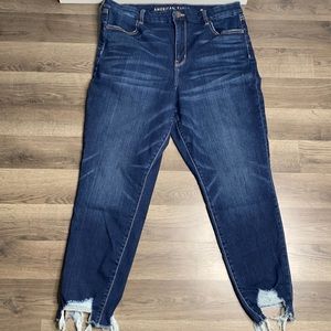 American eagle hi rise cropped jegging